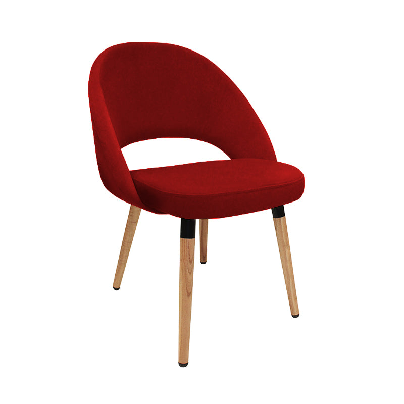 Silla Saarinen en Eco Cuero Base madera